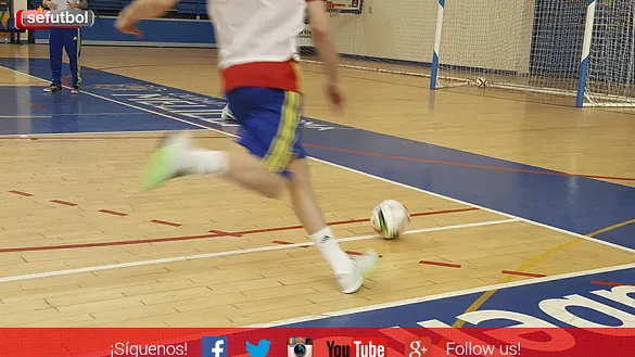 Imágenes del entrenamiento de la Selección Española de Fútbol Sala