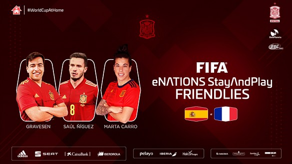 Equipo de España para el amistoso eNations StayAndPlay ante Francia