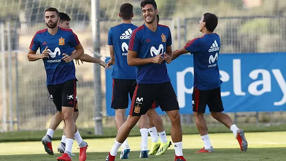 GALERÍA | Última sesión, de la Sub-21, en Las Rozas antes de viajar a Córdoba