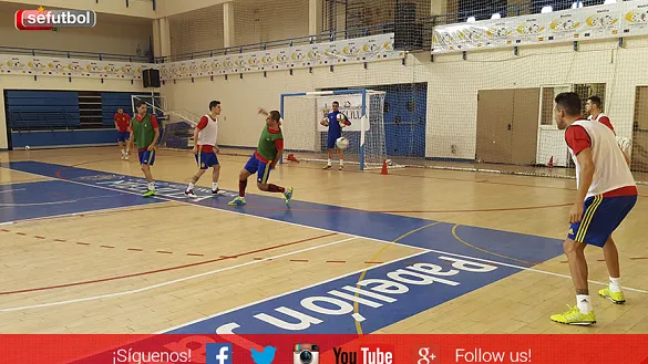 Galería de fotos del entrenamiento de la Selección española de fútbol sala