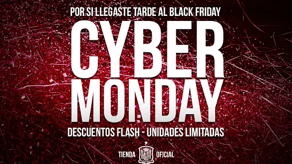 ¡Súmate al Cyber Monday en la Tienda de la Selección!