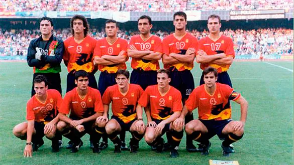 Once inicial JJOO Barcelona 92