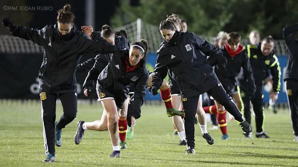 La Selección femenina entrenó en la Ciudad del Fútbol