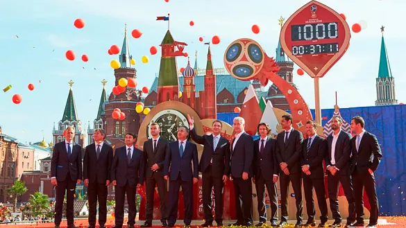 Fiesta en Moscú a 1.000 días del inicio del Mundial