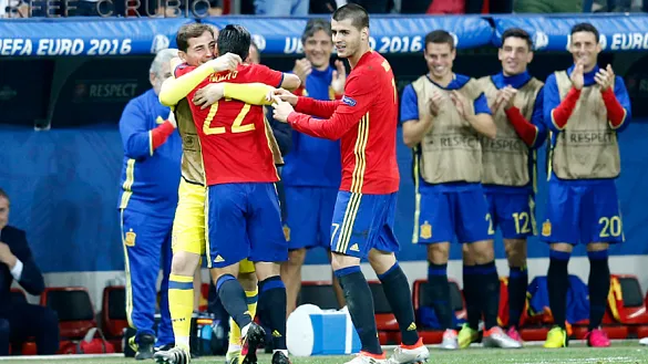 Abrazo a Iker