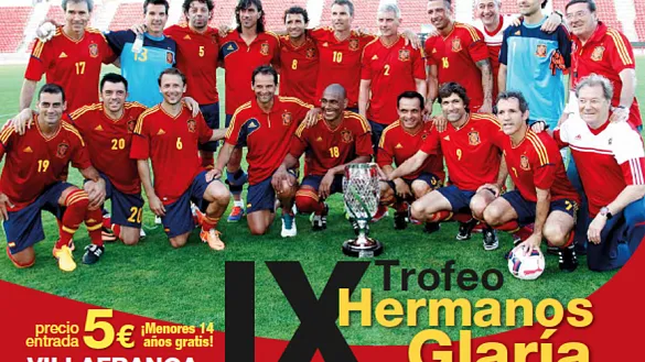 La Selección Española de Leyendas disputará el IX Trofeo Hermanos Glaría