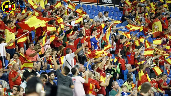 Vista de las gradas del estadio José Rico Pérez de Alicante