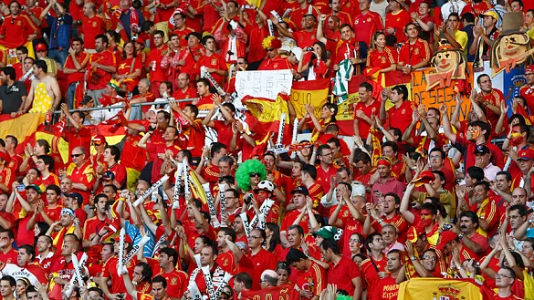 Aficionados de la Selección española