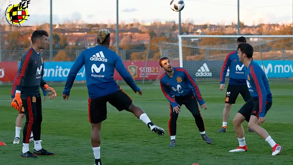 Los internacionales Sub-21 se ejercitan en Las Rozas