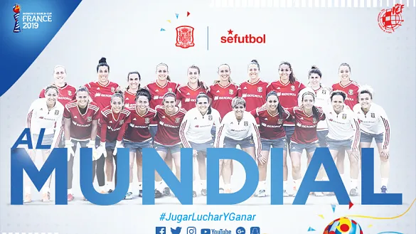 La selección española femenina se clasifica para la fase final del Campeonato del Mundo