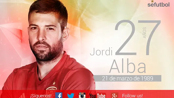 Jordi Alba cumple 27 años