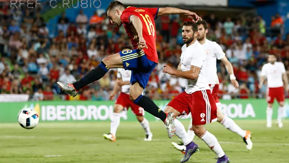 Jordi Alba con la Selección