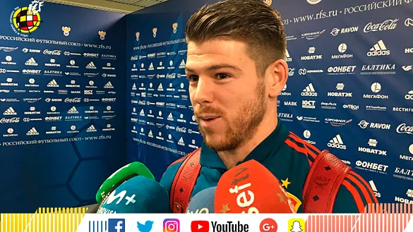 Declaraciones de los jugadores en zona mixta