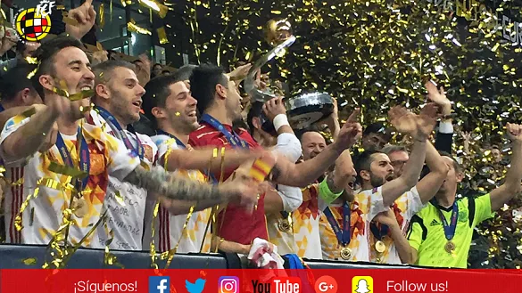 España cumple un año en el trono del fútbol sala continental