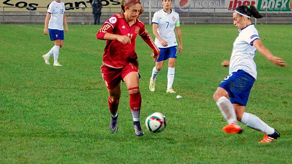 Alexia Putellas con la Selección española