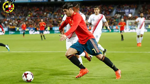 Álvaro Morata, jugador de la selección española