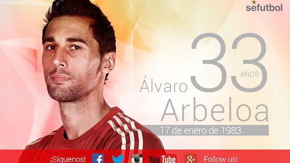 Álvaro Arbeloa cumple 33 años