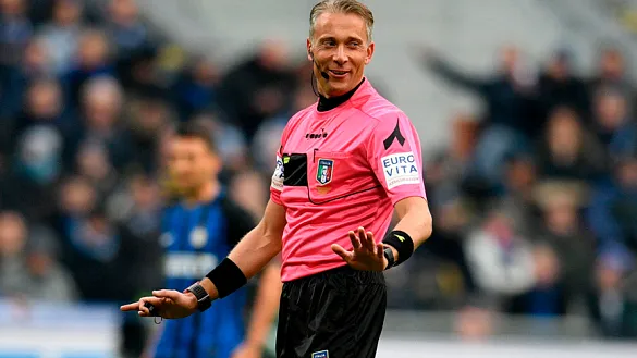 Paolo Valeri durante un partido de Liga italiana