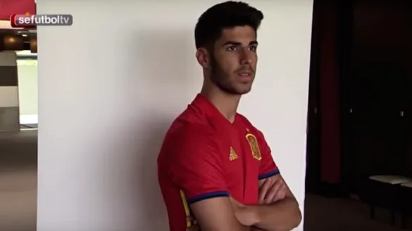 Marcos Asensio con la Selección española
