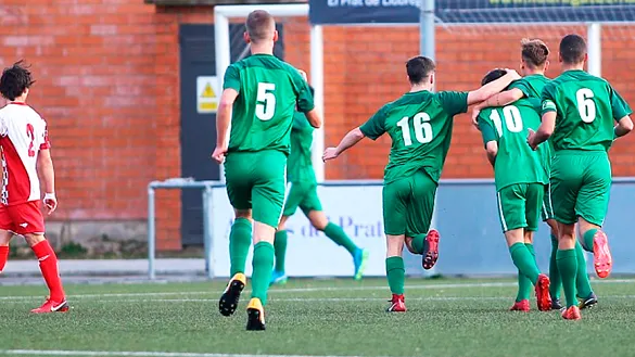 La selección andaluza celebra un gol durante el Campeonato de España de selecciones autonómicas 