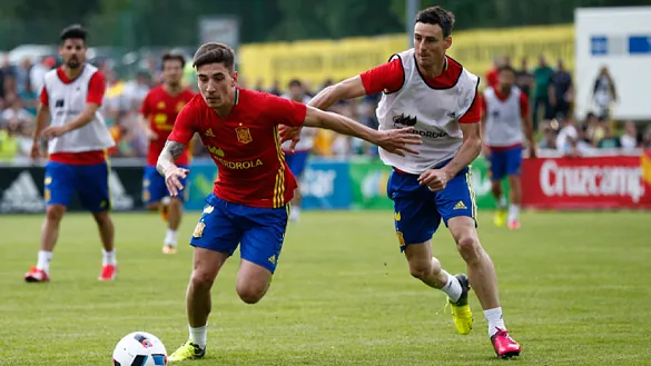 Bellerín y Aduriz con al selección española