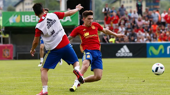 Bellerín con la Selección española