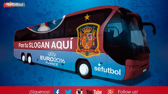 Elige la frase que acompañará a España en la Eurocopa de Francia