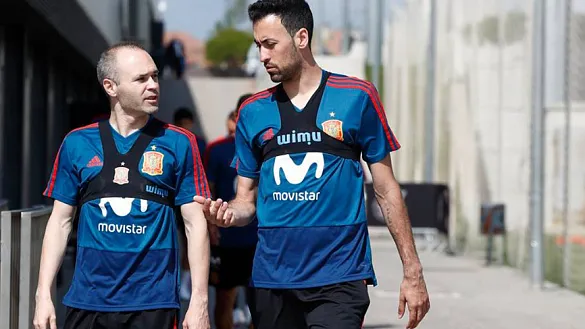 Sergio Busquets es baja para el partido ante los suizos