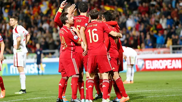 Sergio Busquets marcó dos goles con la Selección