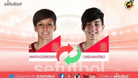 Carolina Férez sustituye a Marta Corredera en la convocatoria