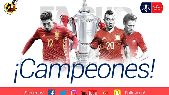 Santi Cazorla, Nacho Monreal y Héctor Bellerín conquistan la FA Cup inglesa