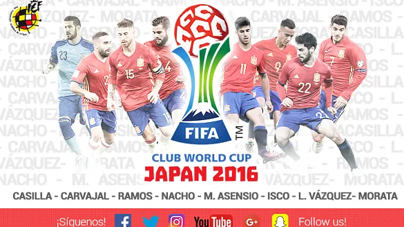 Ocho internacionales se proclaman Campeones de la Copa del Mundo de Clubes con el Real Madrid