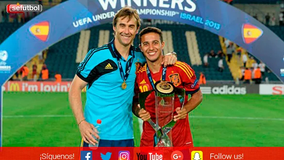 ¡Aquí tienes las mejores imágenes de nuestro nuevo Seleccionador, Julen Lopetegui!