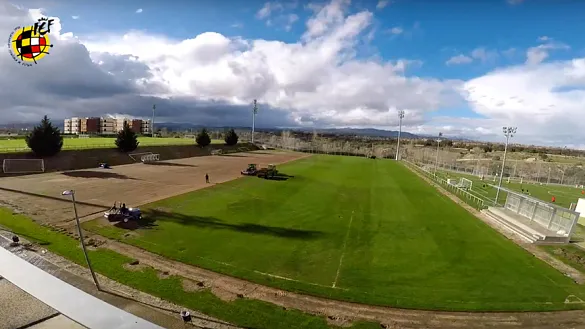La Ciudad del Fútbol estrena césped nuevo para afrontar el Mundial de Rusia