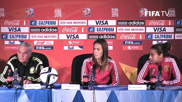 Virginia Torrecilla y Ainhoa Tirapu en rueda de prensa
