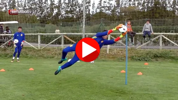 Los espectaculares porteros de la Sub-19