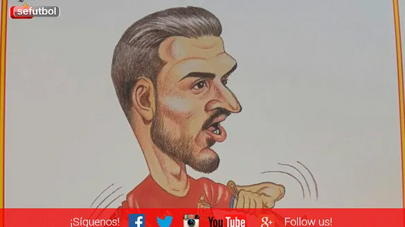 ¡Te presentamos al último jugador caricaturizado!