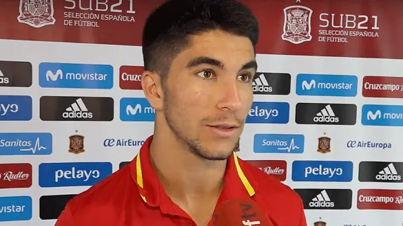 Carlos Soler durante la entrevista concedida a SEFUTBOL