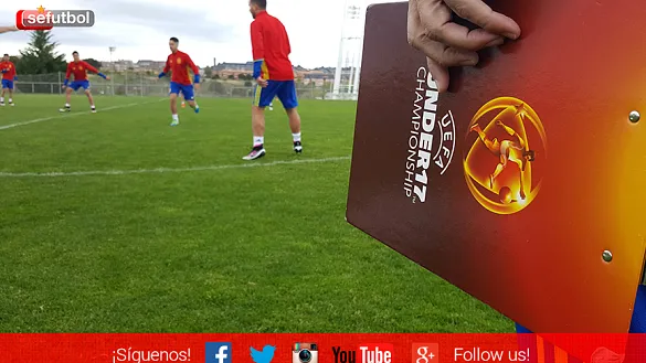 La Selección española Sub-17 ya entrena en la Ciudad del Fútbol de Las Rozas
