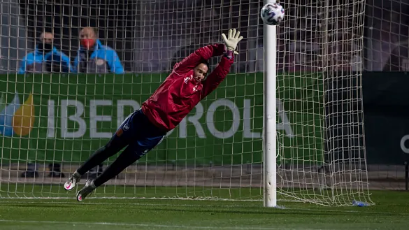 Cata Coll se entrena en Las Rozas