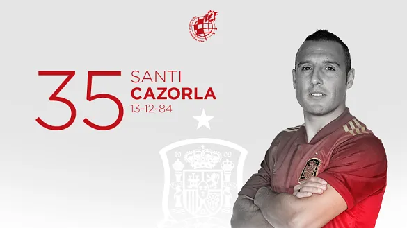 Santi Cazorla cumple 35 años
