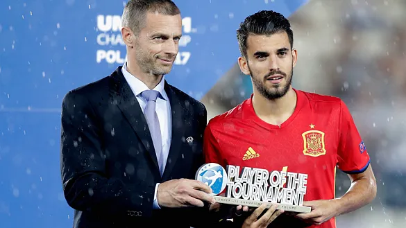 Dani Ceballos, elegido mejor jugador el Europeo