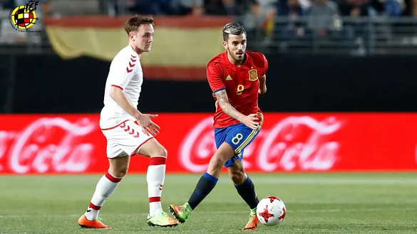Dani Ceballos en una acción de juego