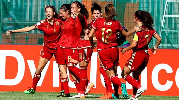 Celebración gol Mariona 