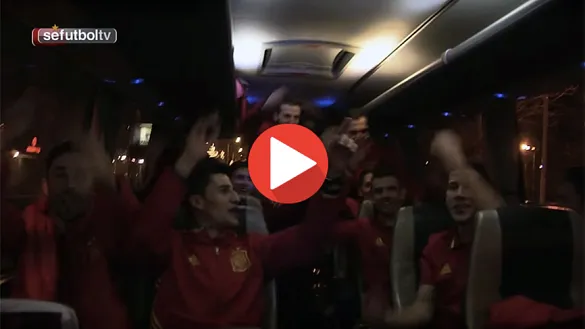 Celebración de los jugadores de España de Fútbol Sala