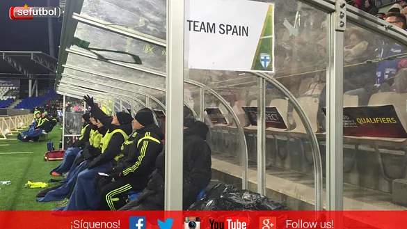 Banquillo de España en Helsinki