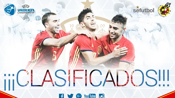 La Selección Española Sub-21 se clasifica para la fase final del Campeonato de Europa