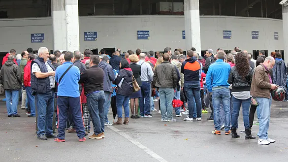 Los aficionados, en el Rico Pérez de Alicante