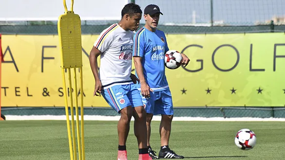 Los jugadores de Colombia llegan al encuentro del miércoles con mucha confianza