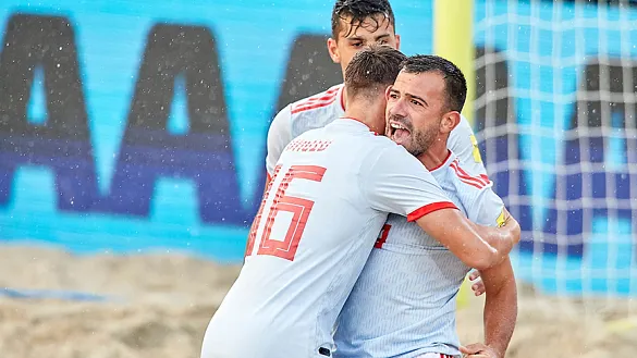 Jugadores de la Selección celebrando un gol